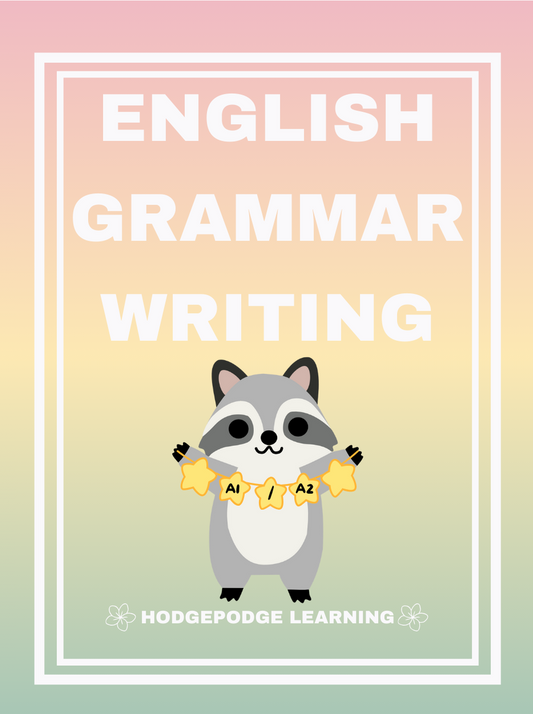 New English Grammar Writing Workbook for A1/A2
